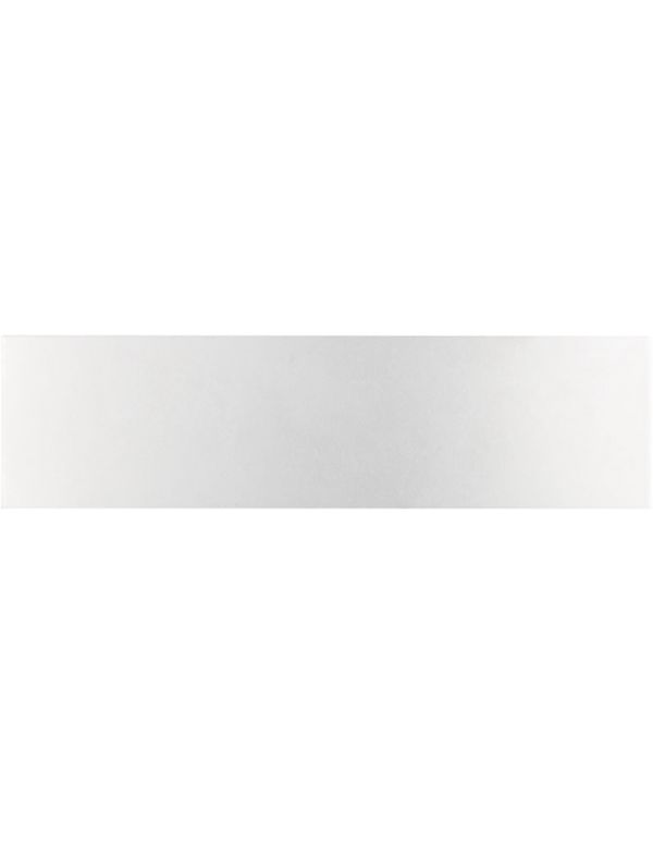 Carrelage grès cérame uni NASOT WHITE 9,2X36,8 cm - 0,85 m²